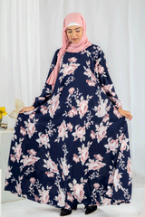 Nashwa P1 - Pirnted Maxi Abaya
