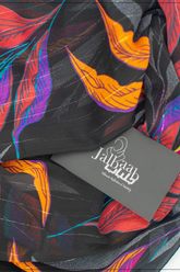 Printed Staller - Black - Jalbaab