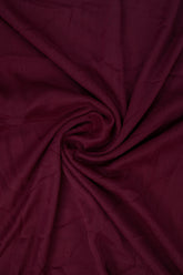 Crinkle Georgette Staller - Maroon - Jalbaab