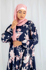 Nashwa P1 - Pirnted Maxi Abaya