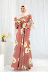 Nashwa P3 - Pirnted Maxi Abaya