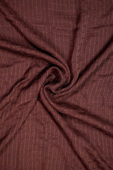 Cubical Textured Georgette Staller - Dark Choco