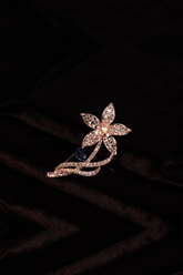 Stone Flower Brooch - Jalbaab