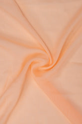 Crinkle Georgette Staller - Peach - Jalbaab
