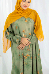 Nashwa P9 - Pirnted Maxi Abaya