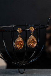Cut Pear Earrings - Jalbaab
