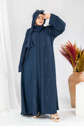 Haya - Navy Blue Abaya