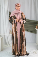 Bahaar 2.0 - Brown Tie and Dye Printed Flapped