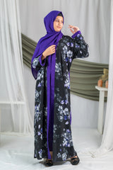 Bahaar 2.0 - Purple Flowered Printed Flapped