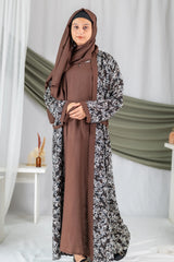 Bahaar - 2.0 Brown Leaf Printed Flapped