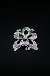 Silver Flowered Brooch - Jalbaab