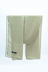 Heart Printed Staller - Green - Jalbaab