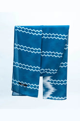 Abstract Printed Staller - Blue - Jalbaab