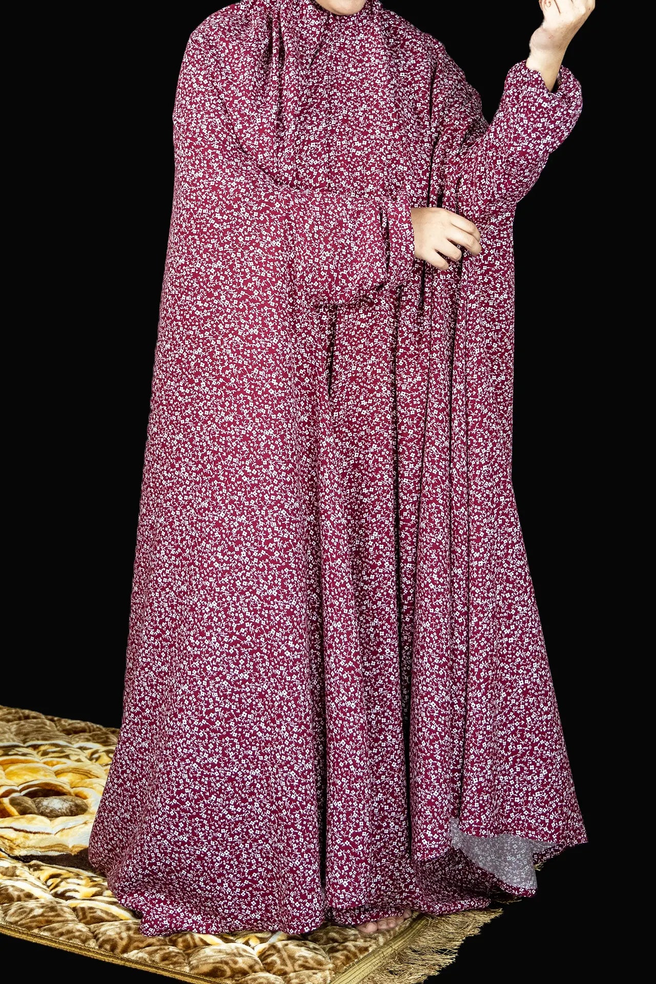 Namaz Chadar - Burgundy