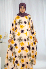 Nashwa P2 - Pirnted Maxi Abaya