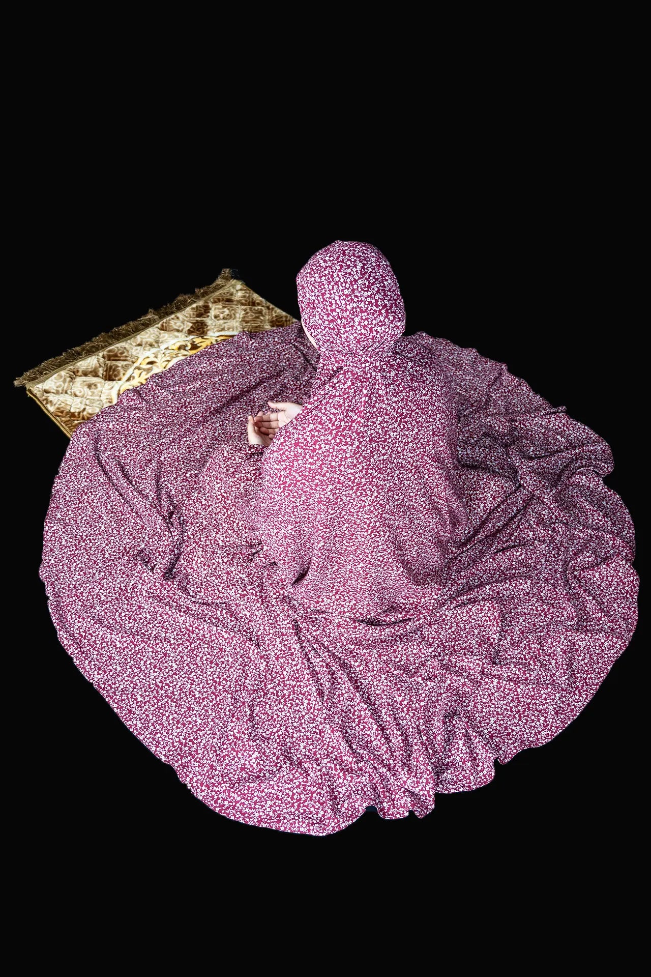 Namaz Chadar - Burgundy