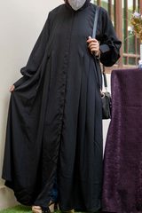 Platted Gown - Black