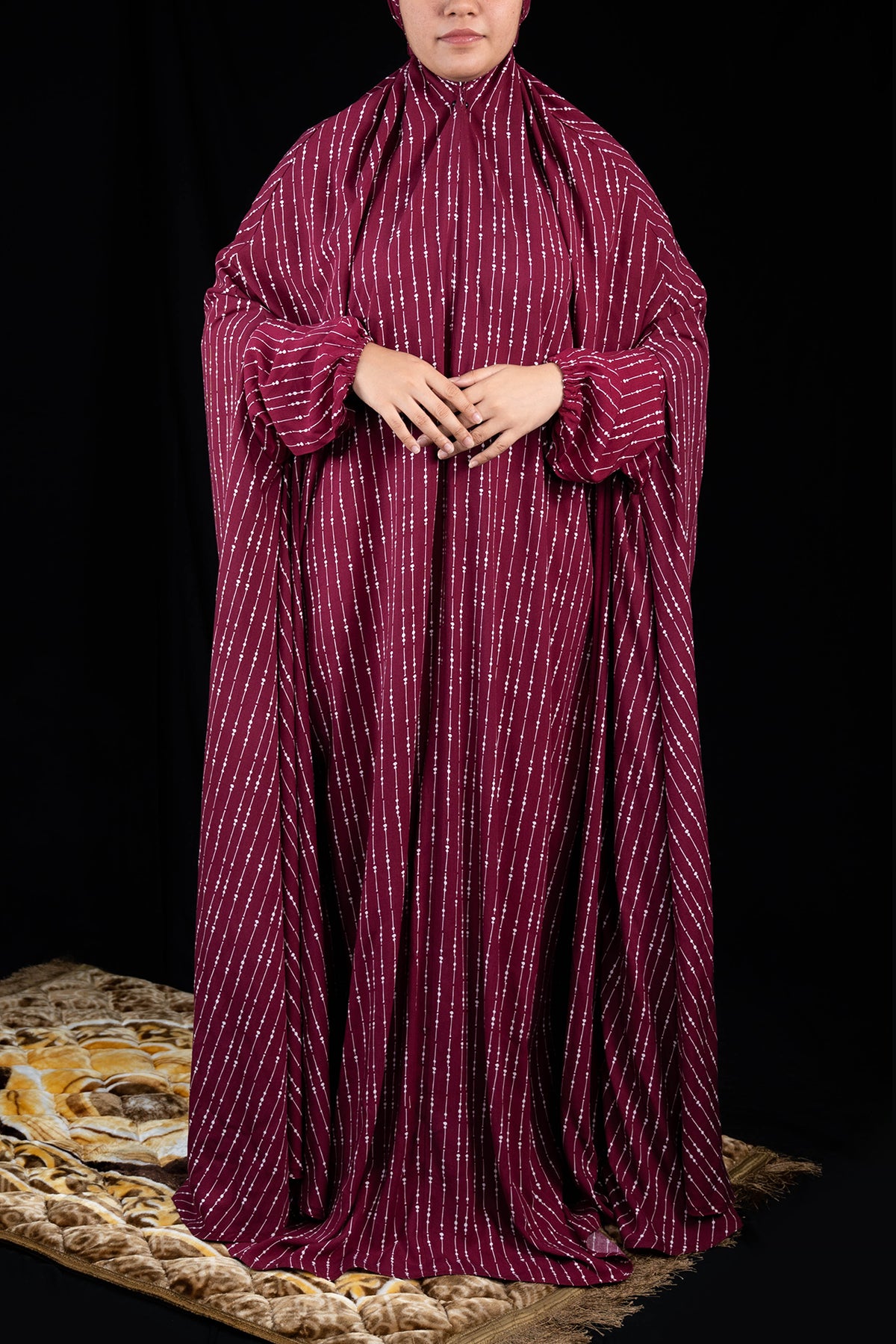 Namaz Chadar - Burgundy