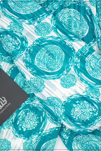 Printed Staller - Green/White - Jalbaab