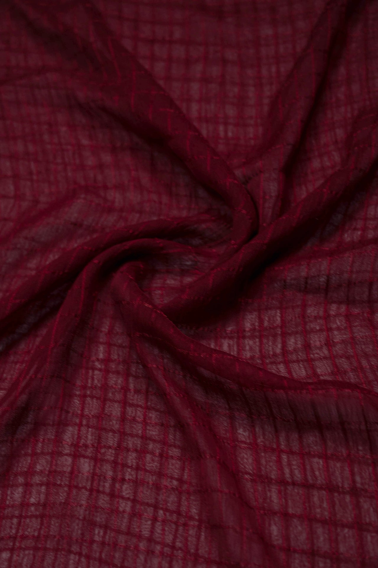 Cubical Textured Georgette Staller