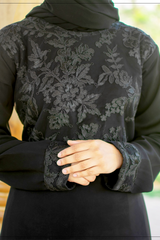 Embroidered Design - Black