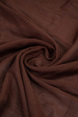 Crinkle Georgette Staller - Dark Choco
