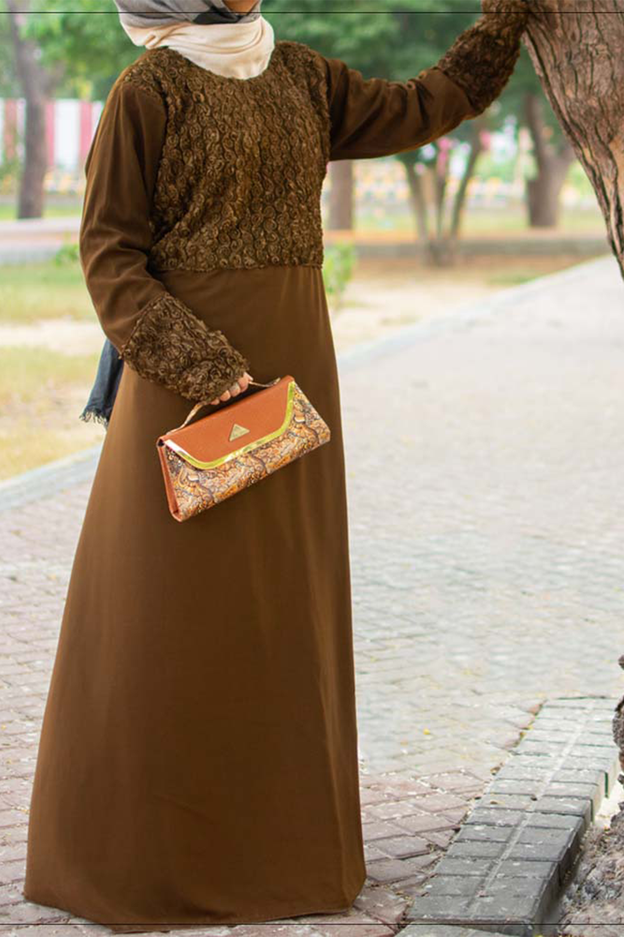 Designed Maxi - Brown