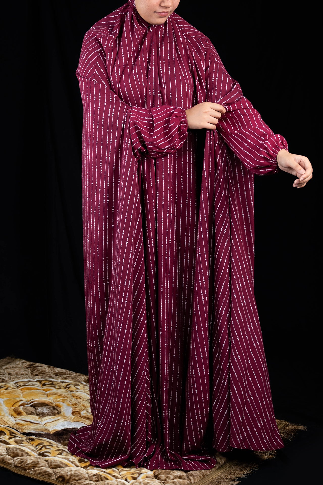 Namaz Chadar - Burgundy