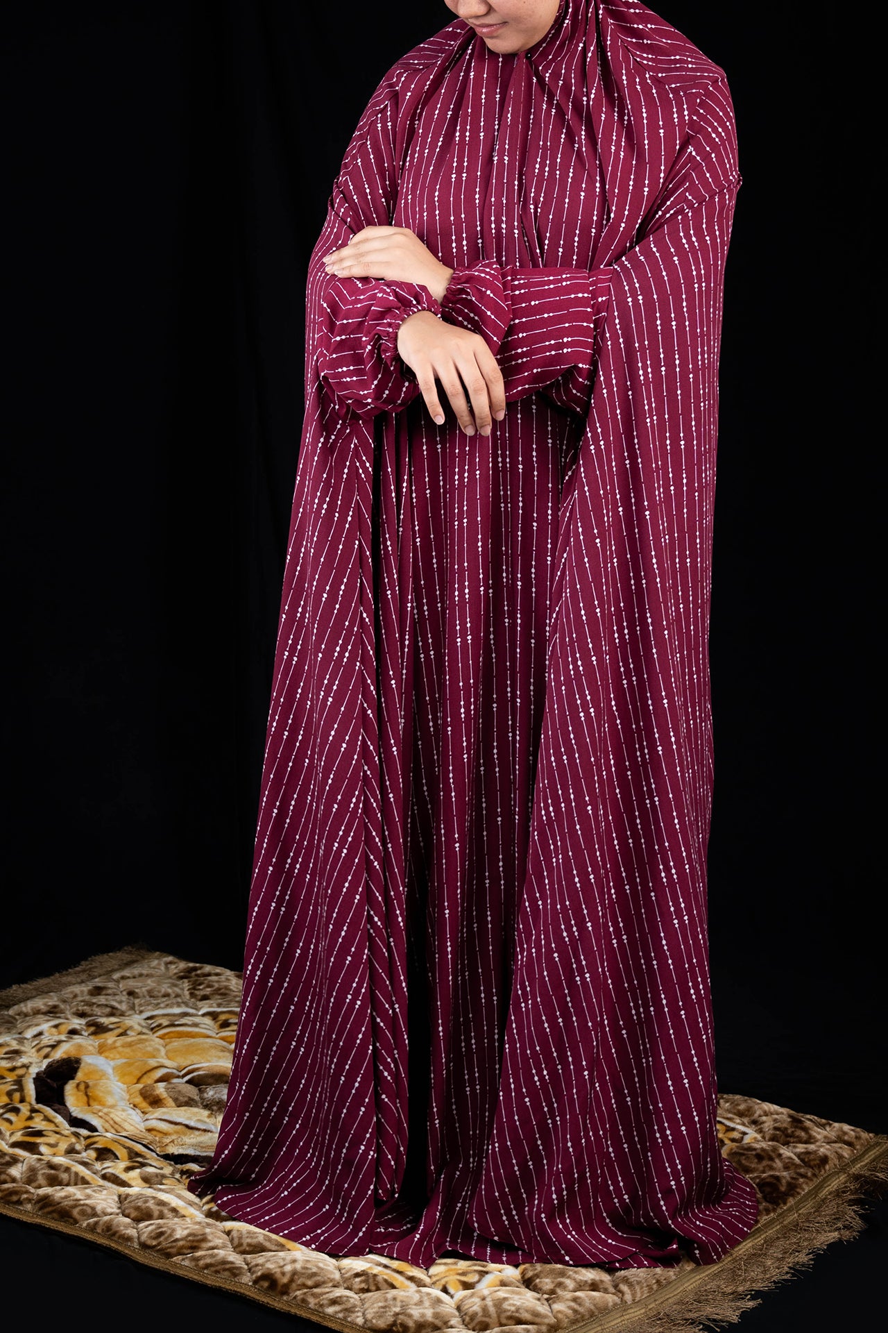 Namaz Chadar - Burgundy