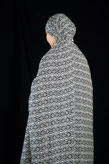 Namaz Chadar - Black and White