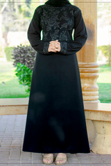 Embroidered Design - Black