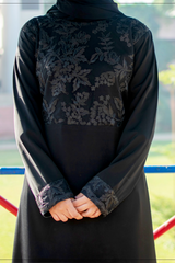 Embroidered Design - Black