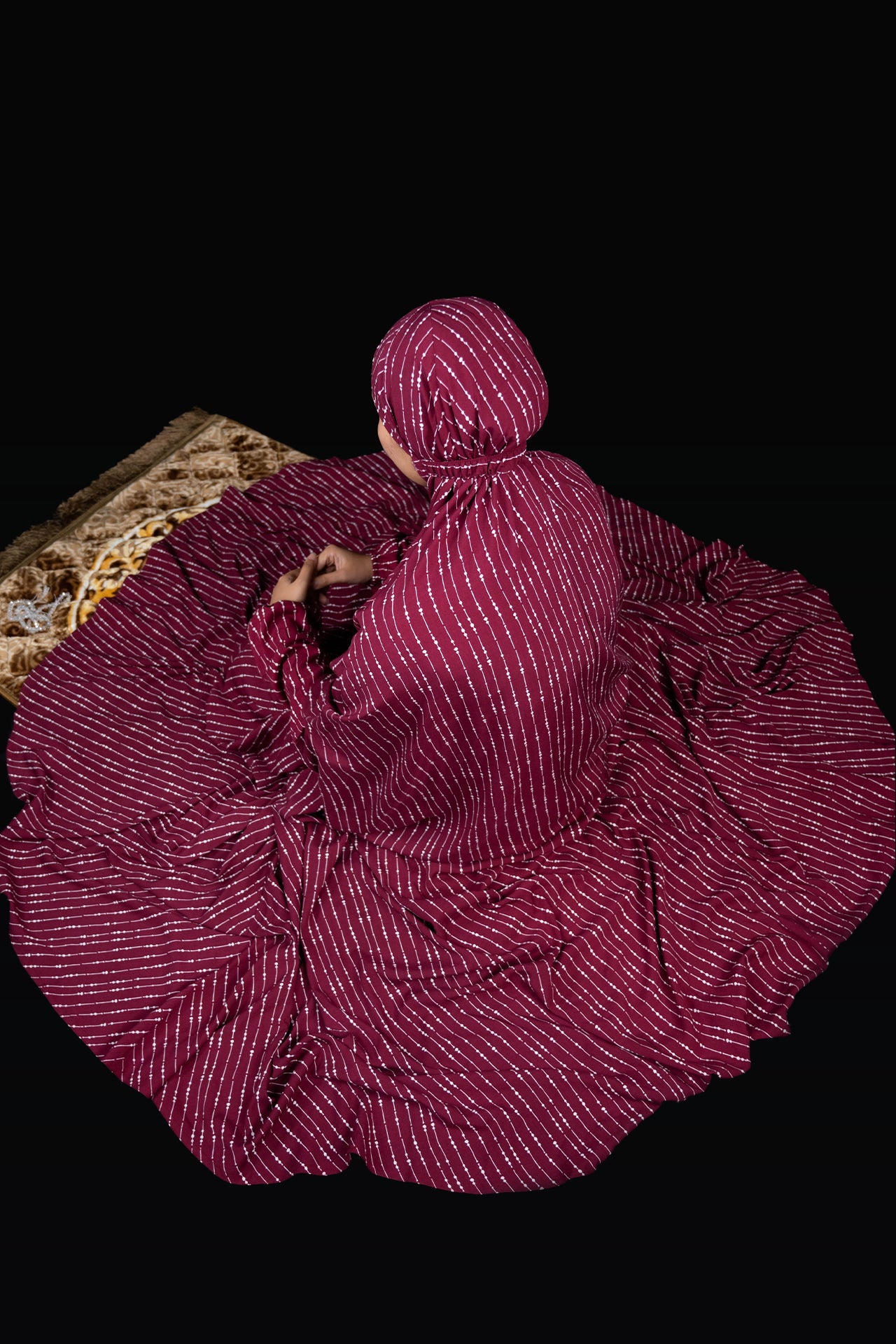 Namaz Chadar - Burgundy