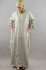 Printed Maxi - Dull Mehndi Green - Jalbaab