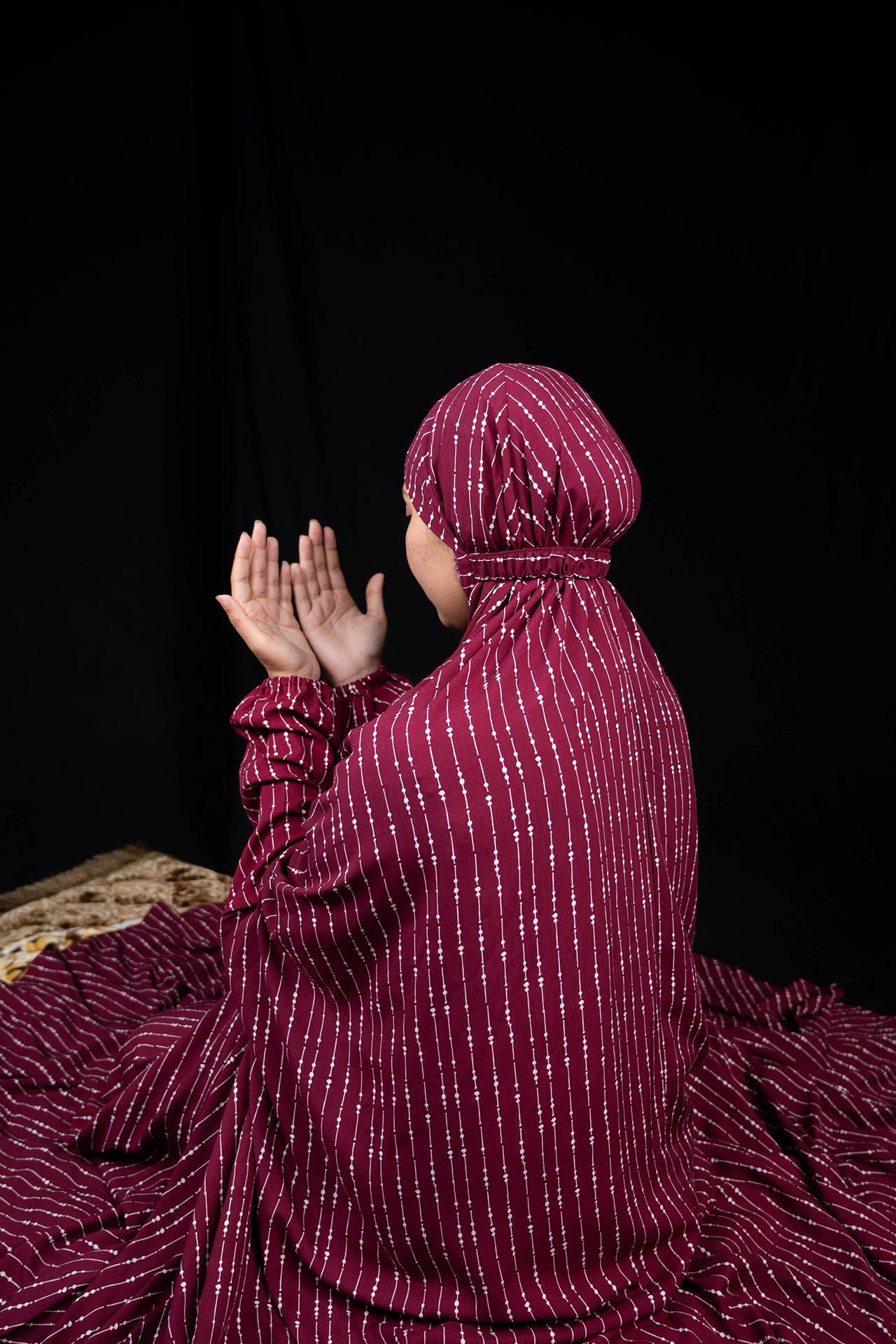 Namaz Chadar - Burgundy