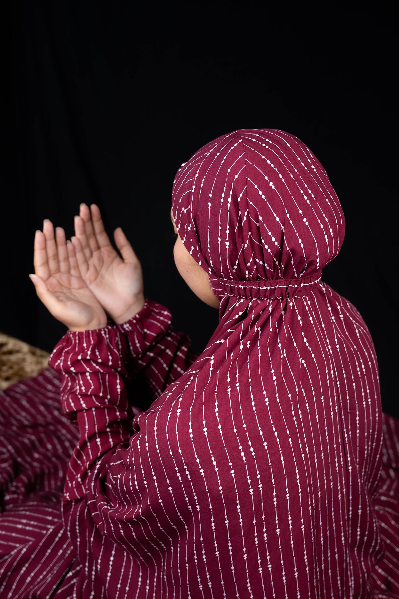Namaz Chadar - Burgundy
