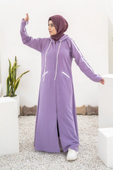 Hoodie Abaya – Lavender