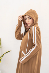 Hoodie Abaya – Camel