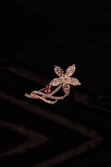 Stone Flower Brooch - Jalbaab