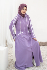 Hoodie Abaya – Lavender