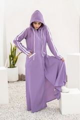 Hoodie Abaya – Lavender