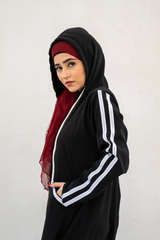 Hoodie Abaya – Black