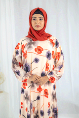 Nashwa P2.0 - Pirnted Maxi Abaya