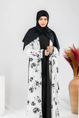Bahaar - Double Panel Floral Maxi Abaya