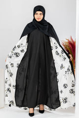 Bahaar - Double Panel Floral Maxi Abaya