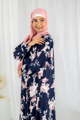 Nashwa P1 - Pirnted Maxi Abaya