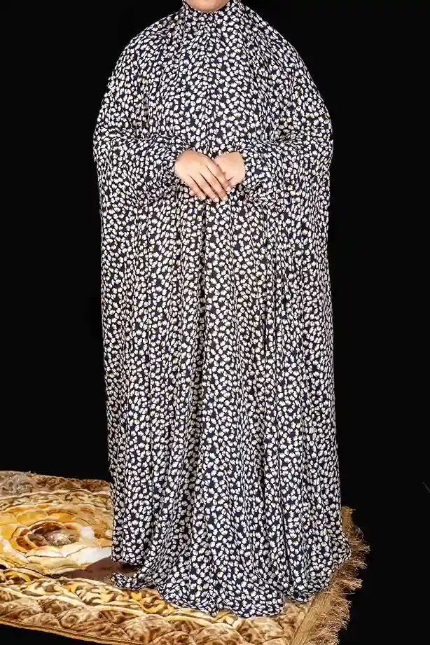 Namaz Chadar - Navy Floral