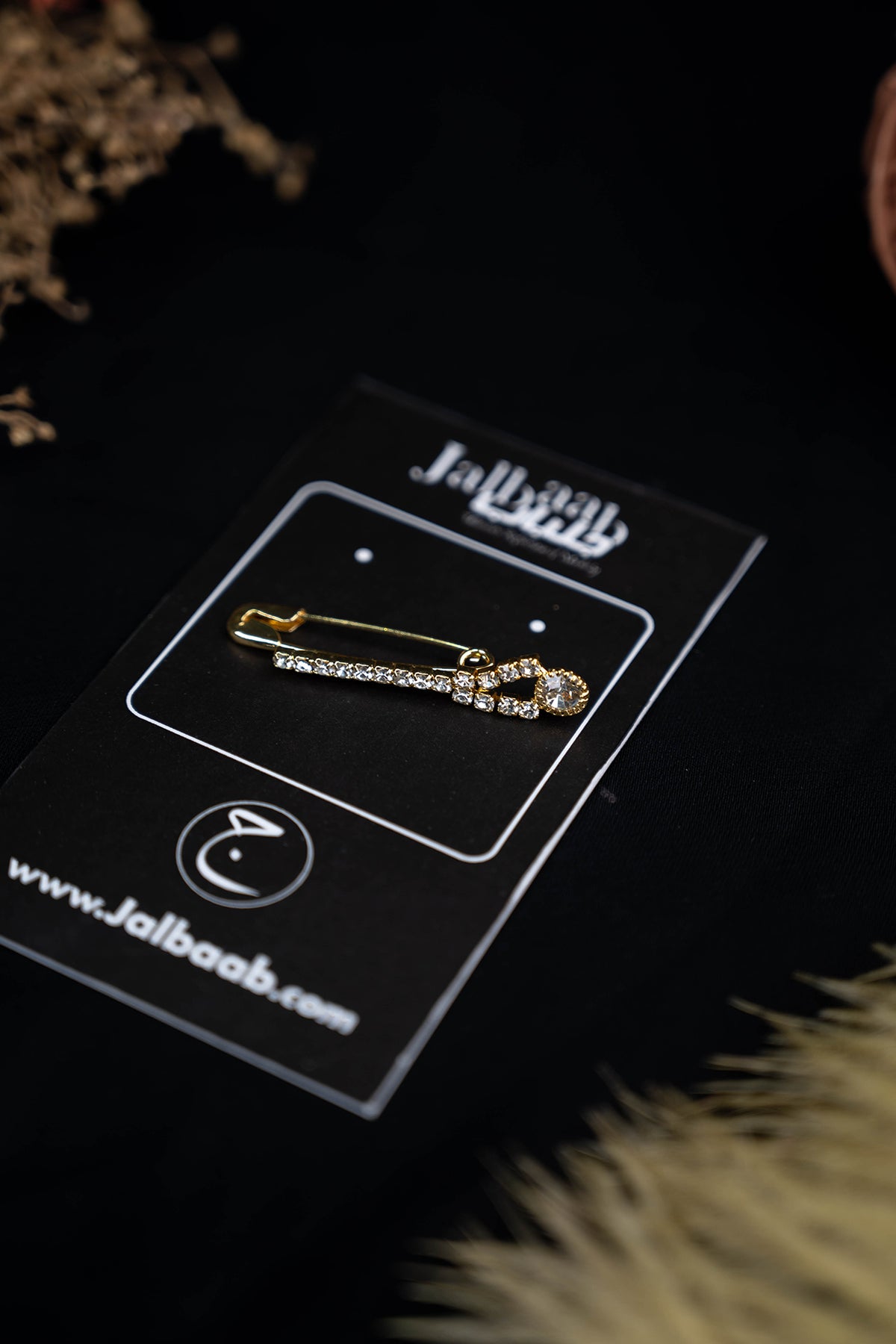 Stylish Gold Safety Pin