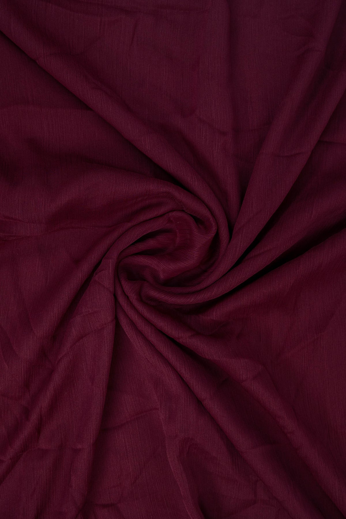 Crinkle Georgette Staller - Maroon