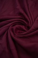 Crinkle Georgette Staller - Maroon